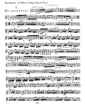 String Quartet in C major