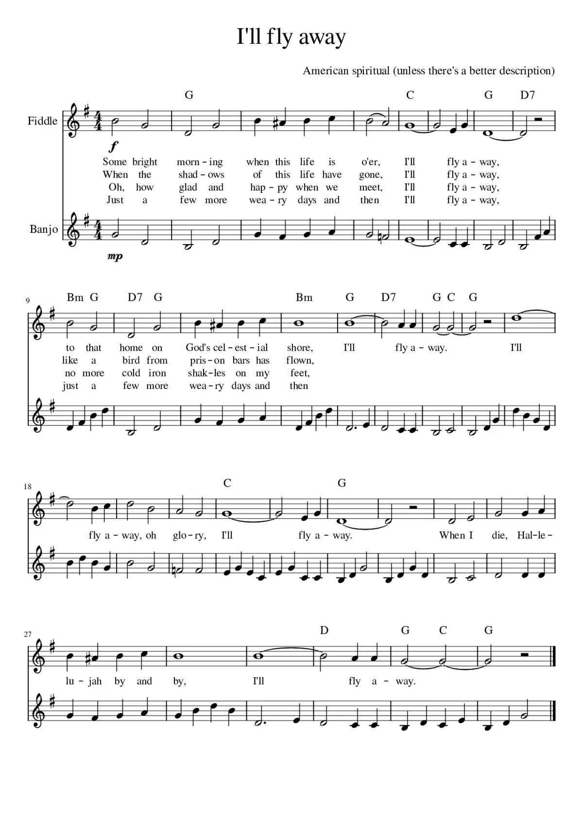 I'll fly away - Page 1