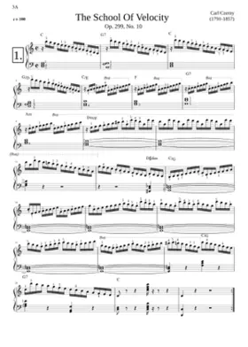 Scool of Velocity op.299 no.1 Czerny