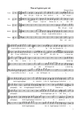 Non m'è grave per voi