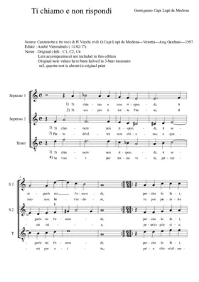 Ti chiamo e non rispondi