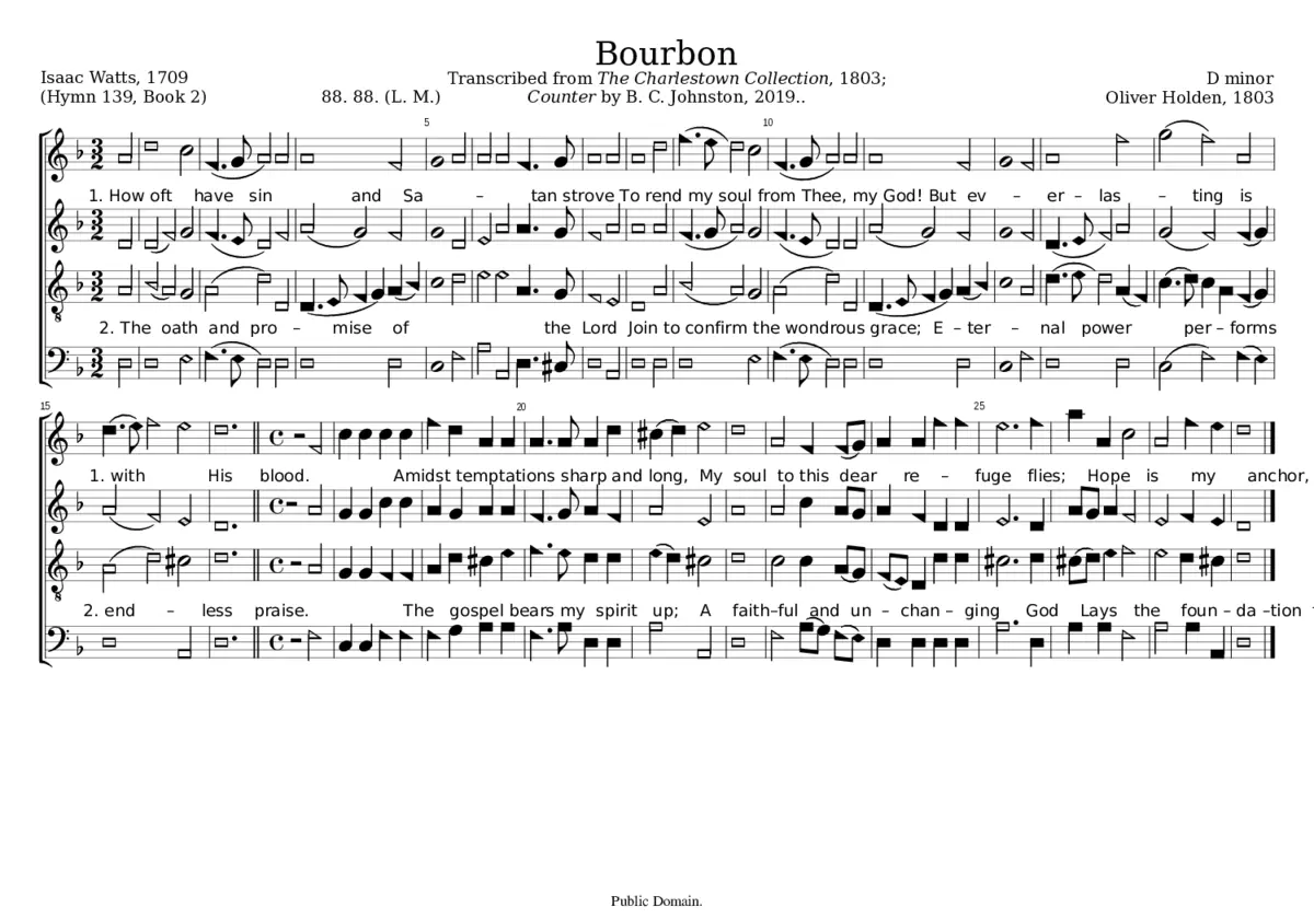 Bourbon - Oliver Holden - Page 1