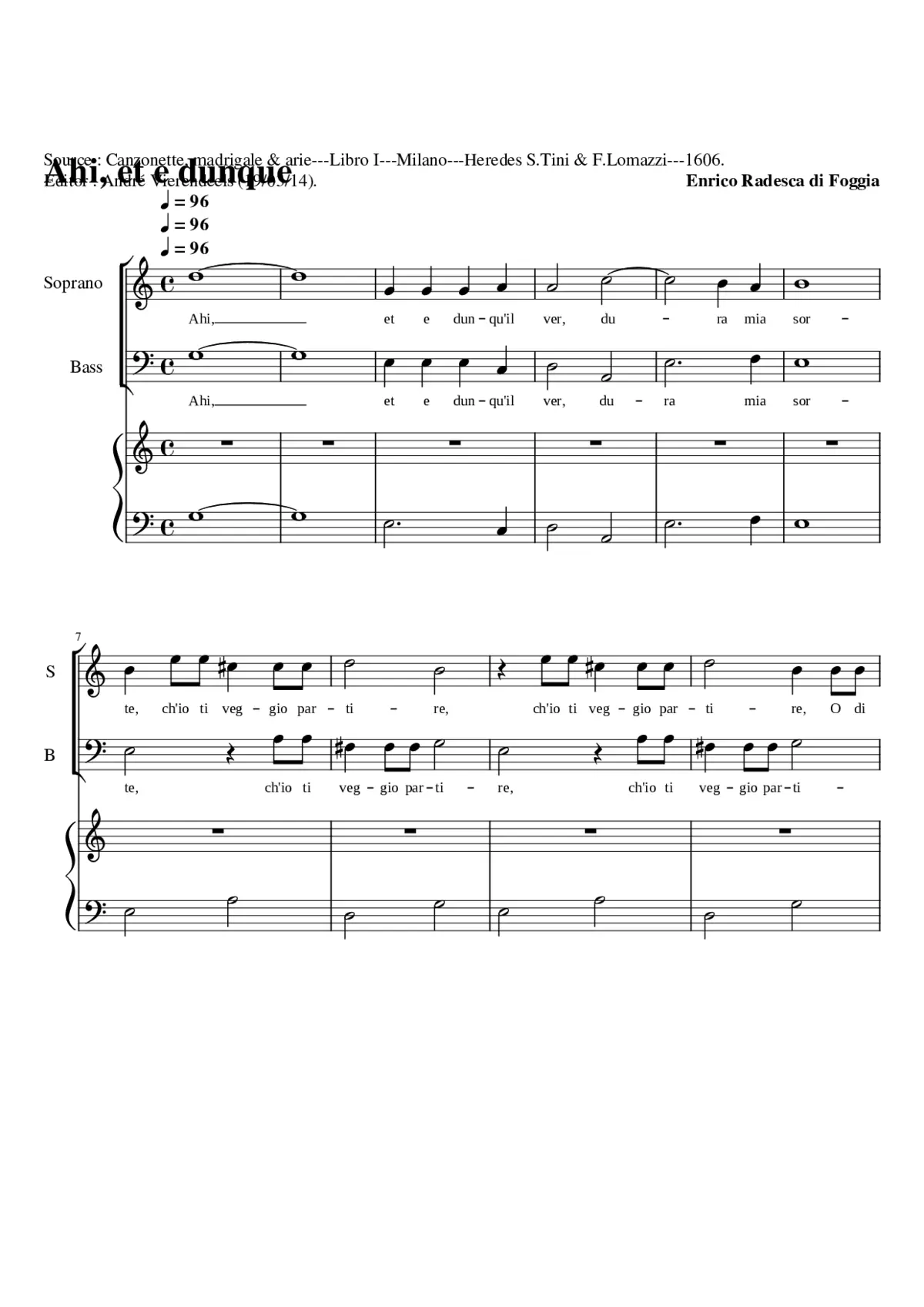 Ahi et e dunque - Page 1