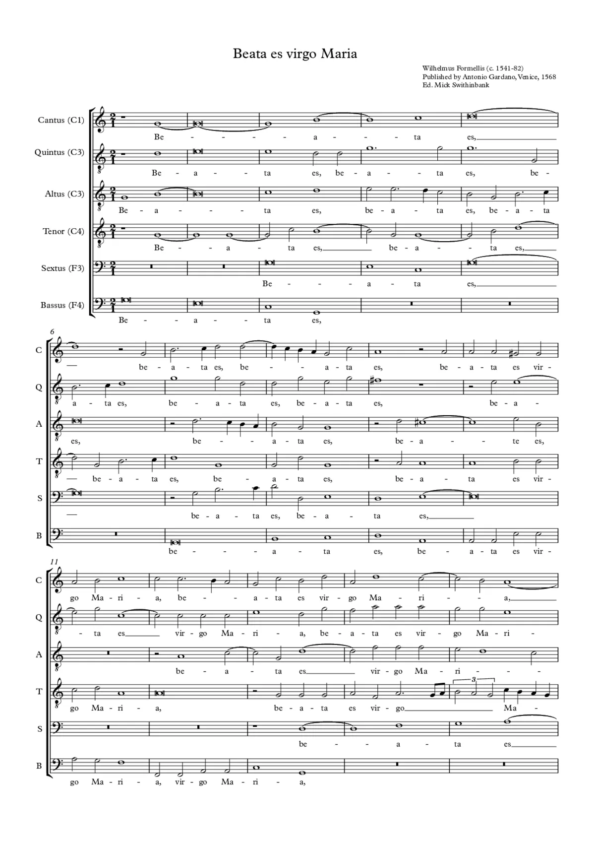 Beata es virgo Maria - Page 1