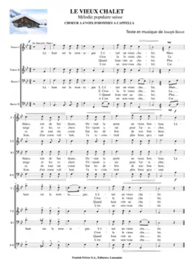 Le vieux chalet - J. Bovet (SAH MuseScore)