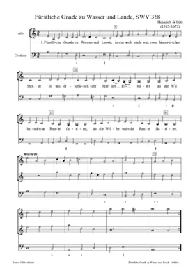 Fürstliche Gnade zu Wasser und Lande, SWV 368