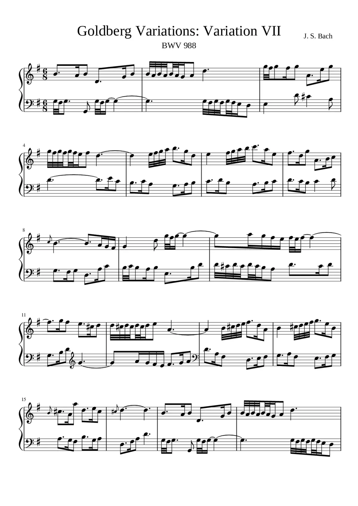 Goldberg-Variationen BWV 988 - Page 1
