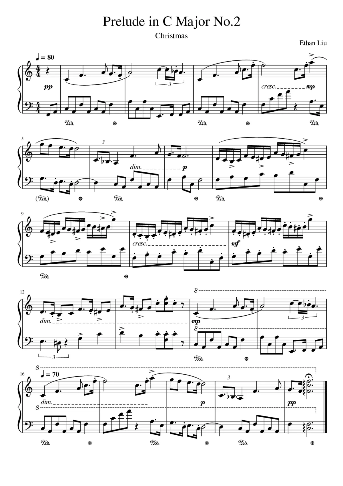 Prelude in C Major No.2 - Page 1