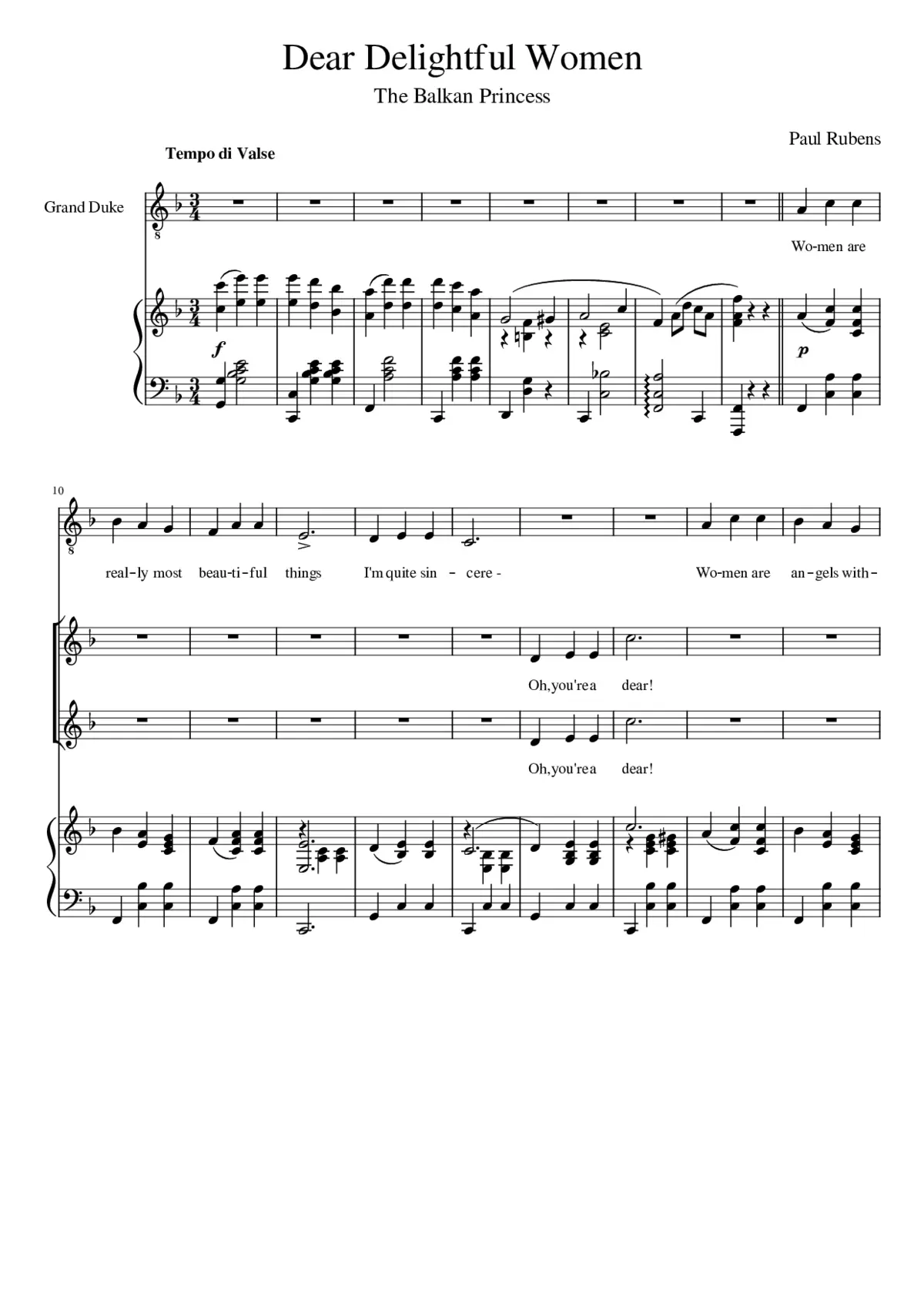 The Balkan princess - Page 1