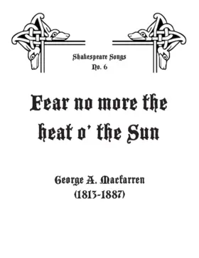 Fear no more the heat o' th' sun