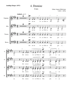 Domine Jesu Christe (No. 4 from 'Andliga sånger')