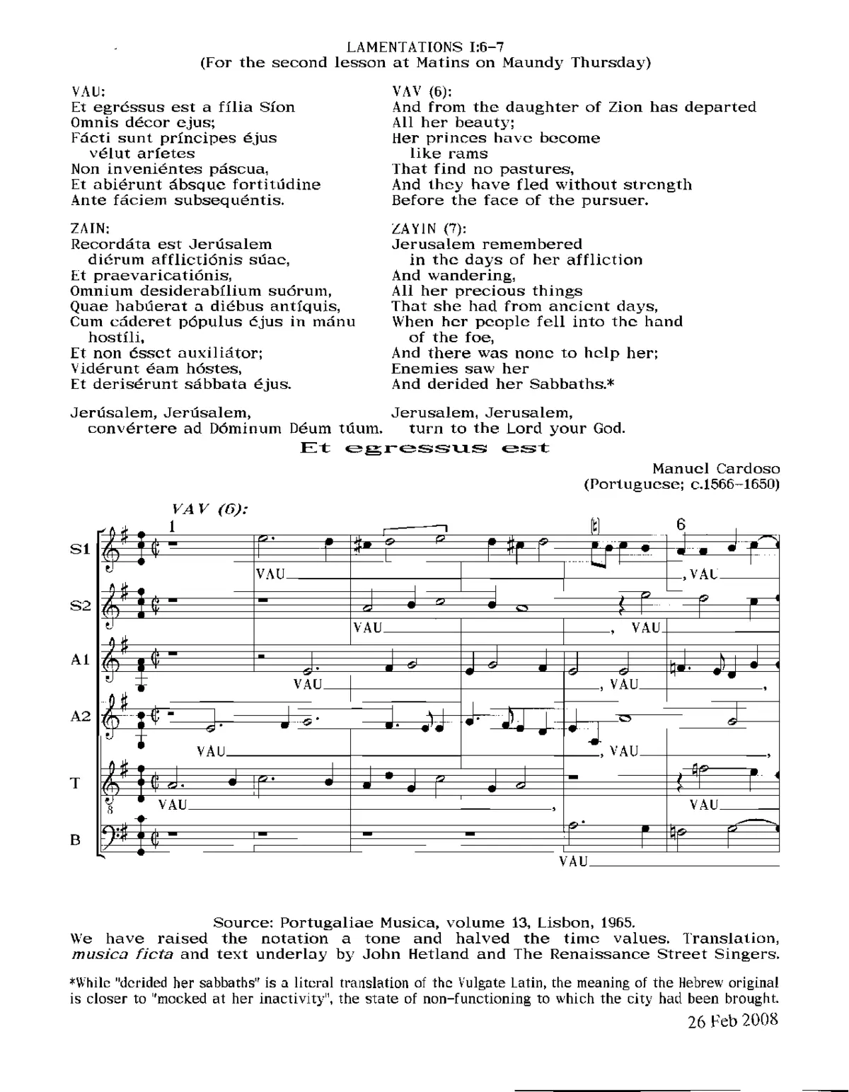 Et egressus est - Page 1