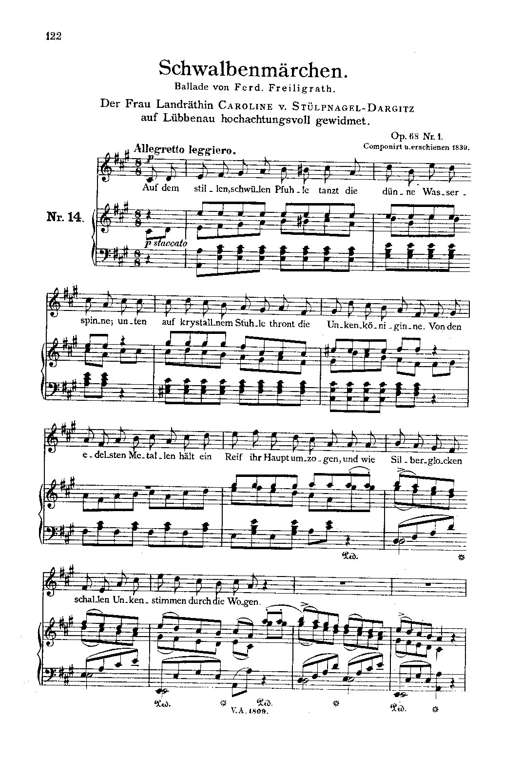 3 Balladen, Op.68 - Page 1