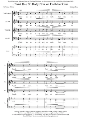 Christ has no body now on earth but ours