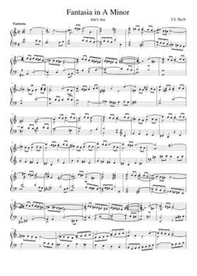 Fantasia and Fugue in A minor BWV 904