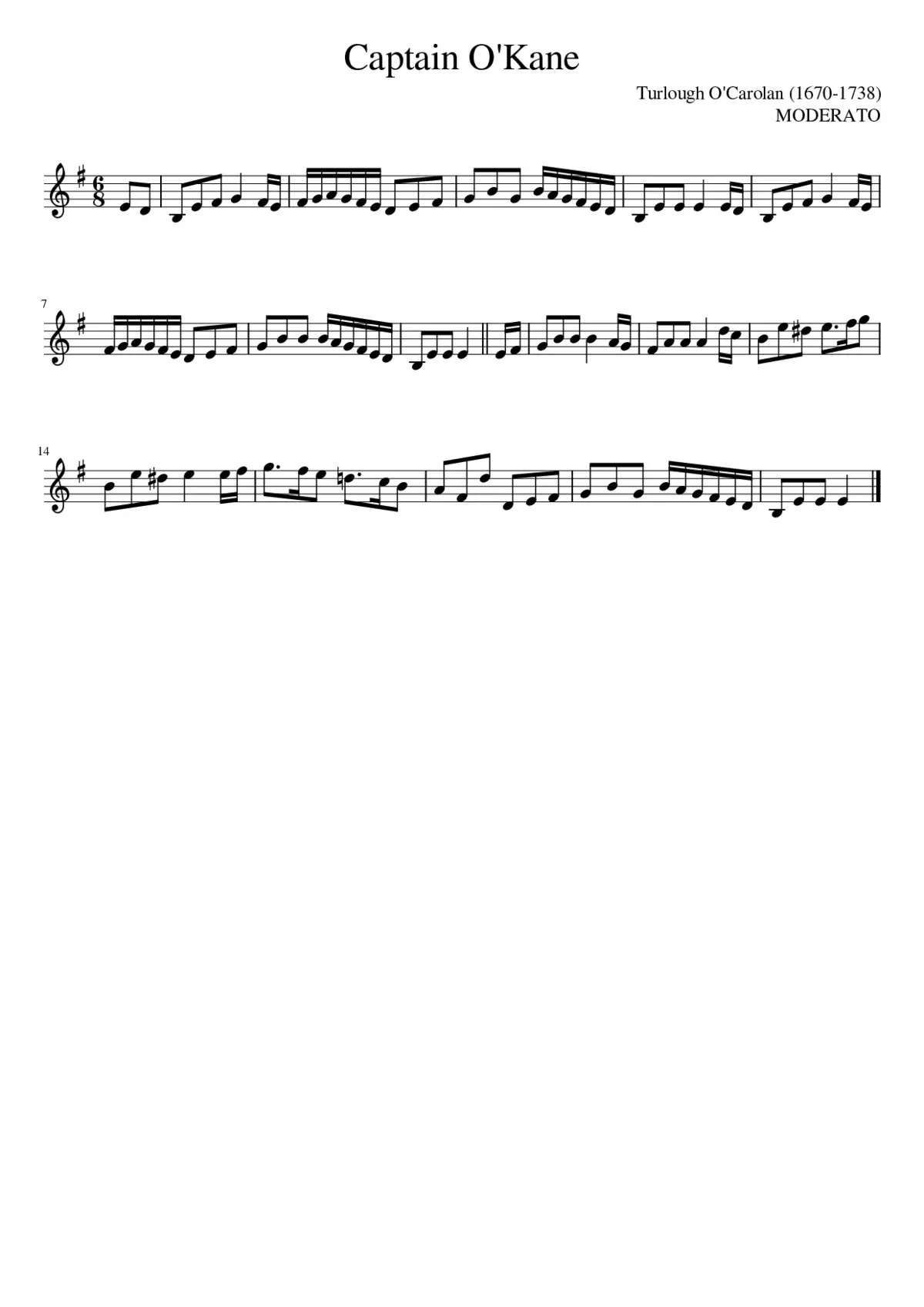 Captain O'Kane - Page 1