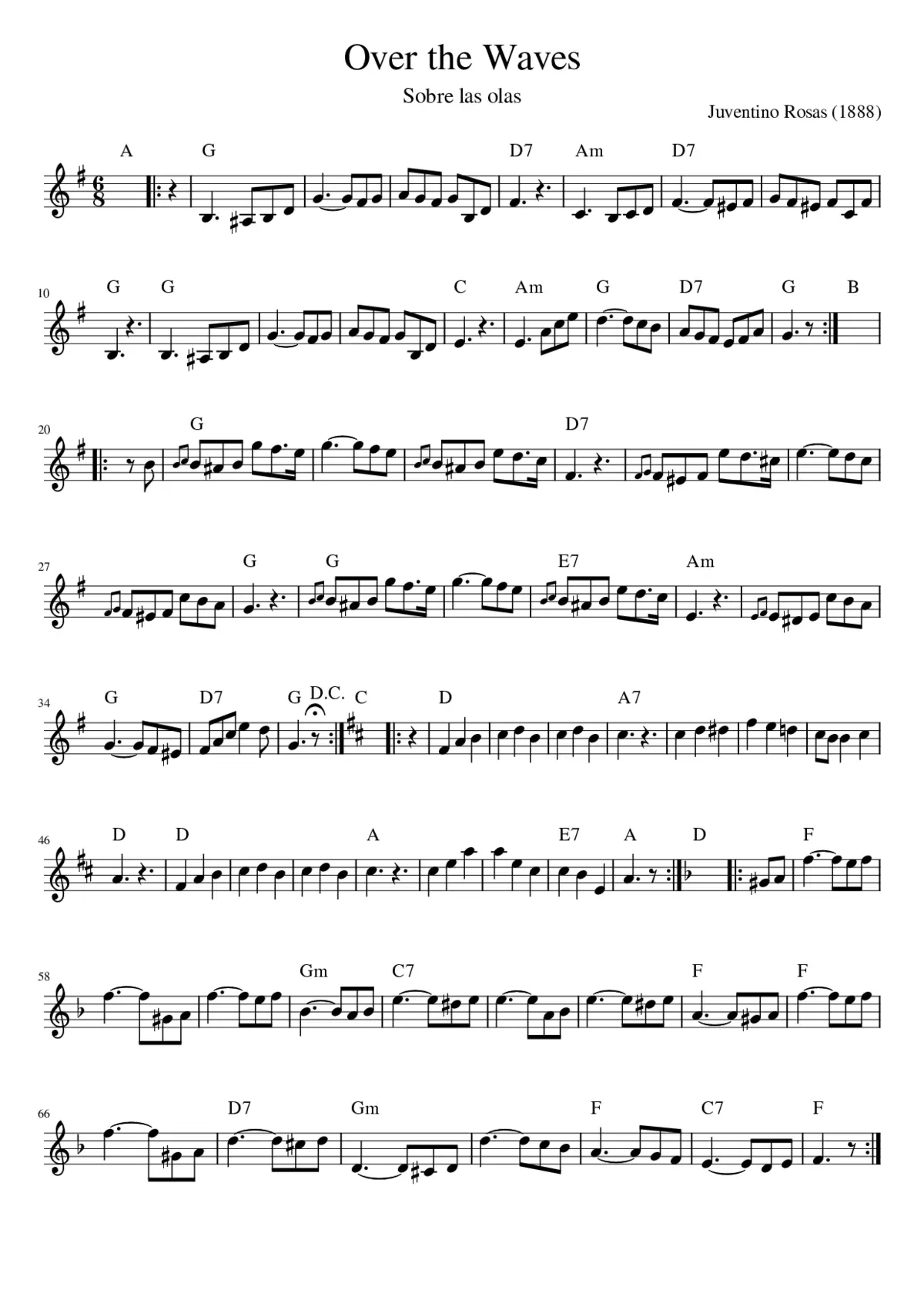 over the waves - Page 1