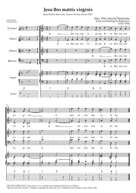 Iesu flos matris virginis