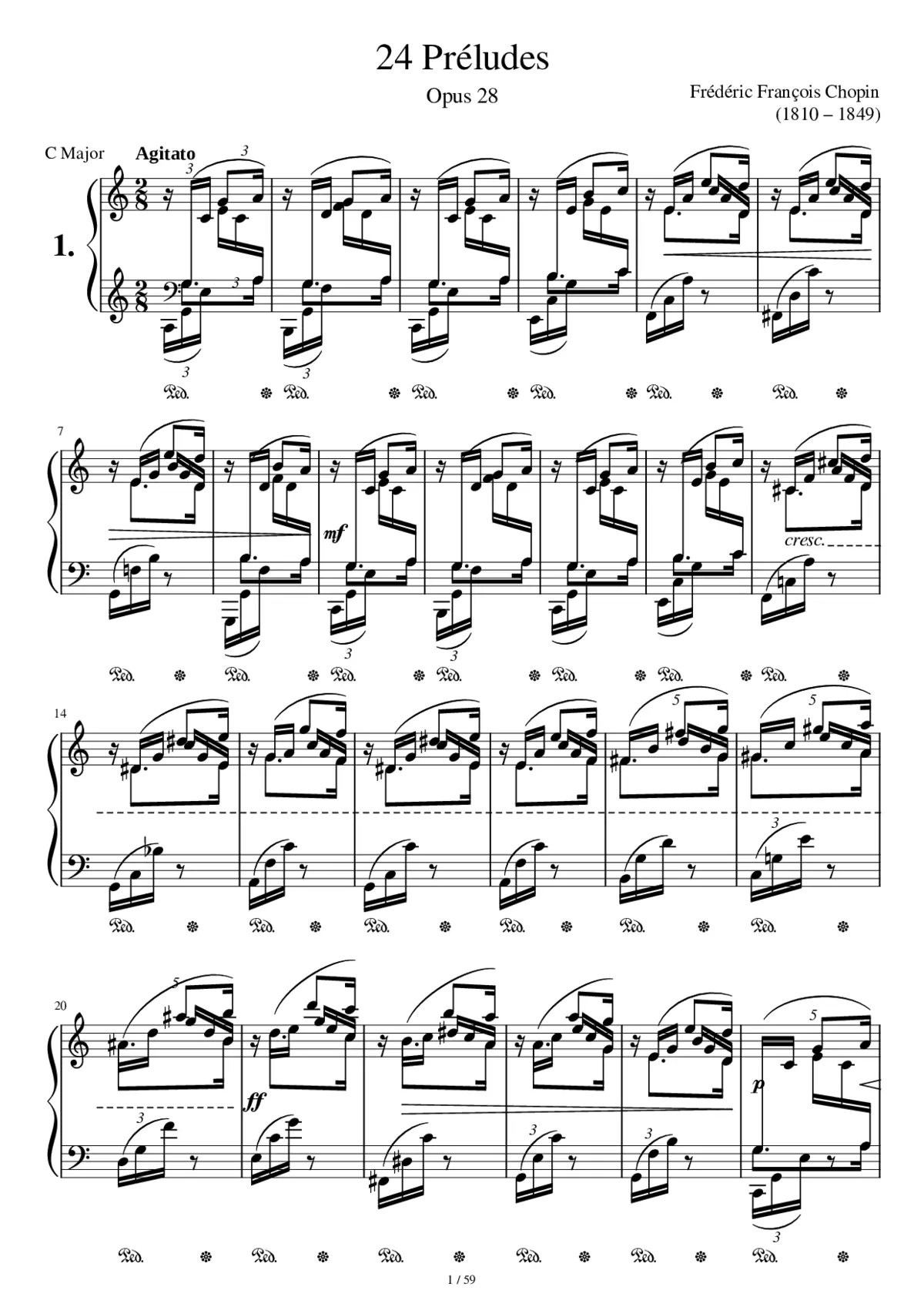 Preludes Op.28 - Page 1