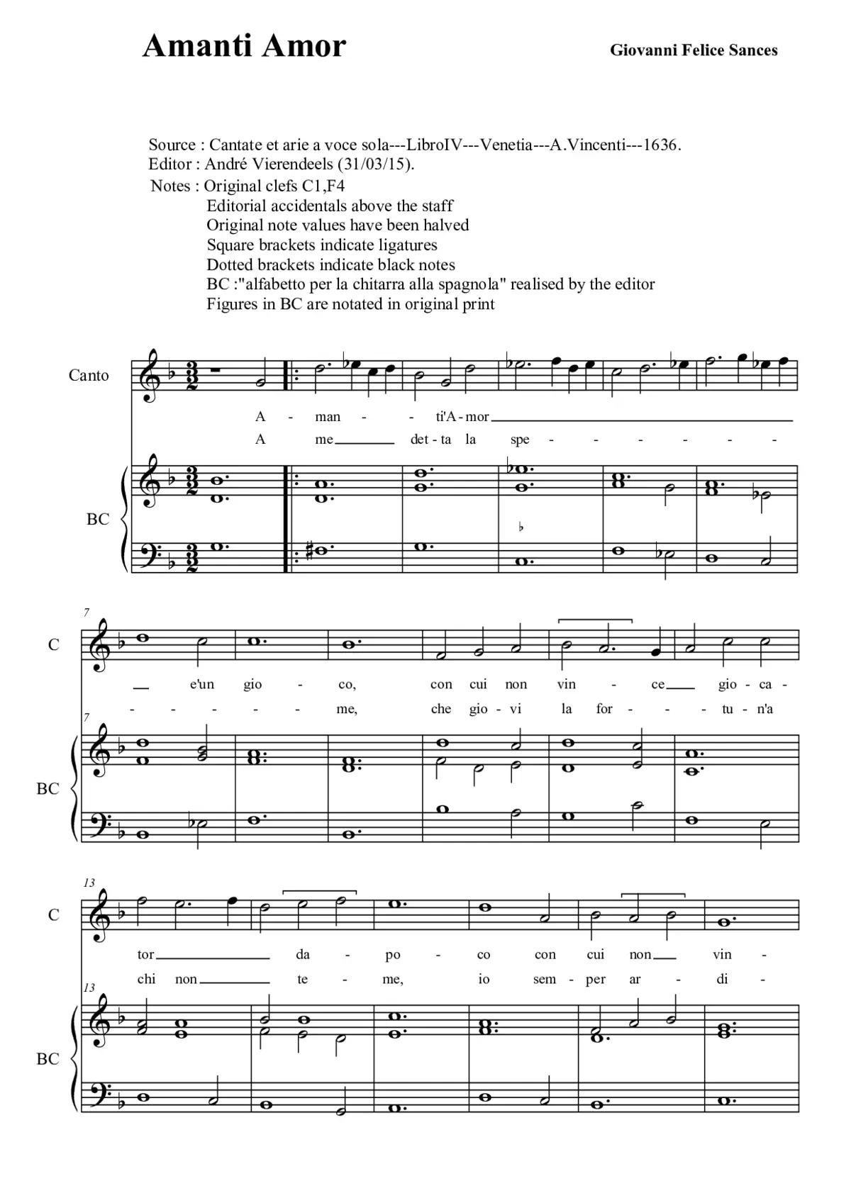 Amanti Amor - Page 1