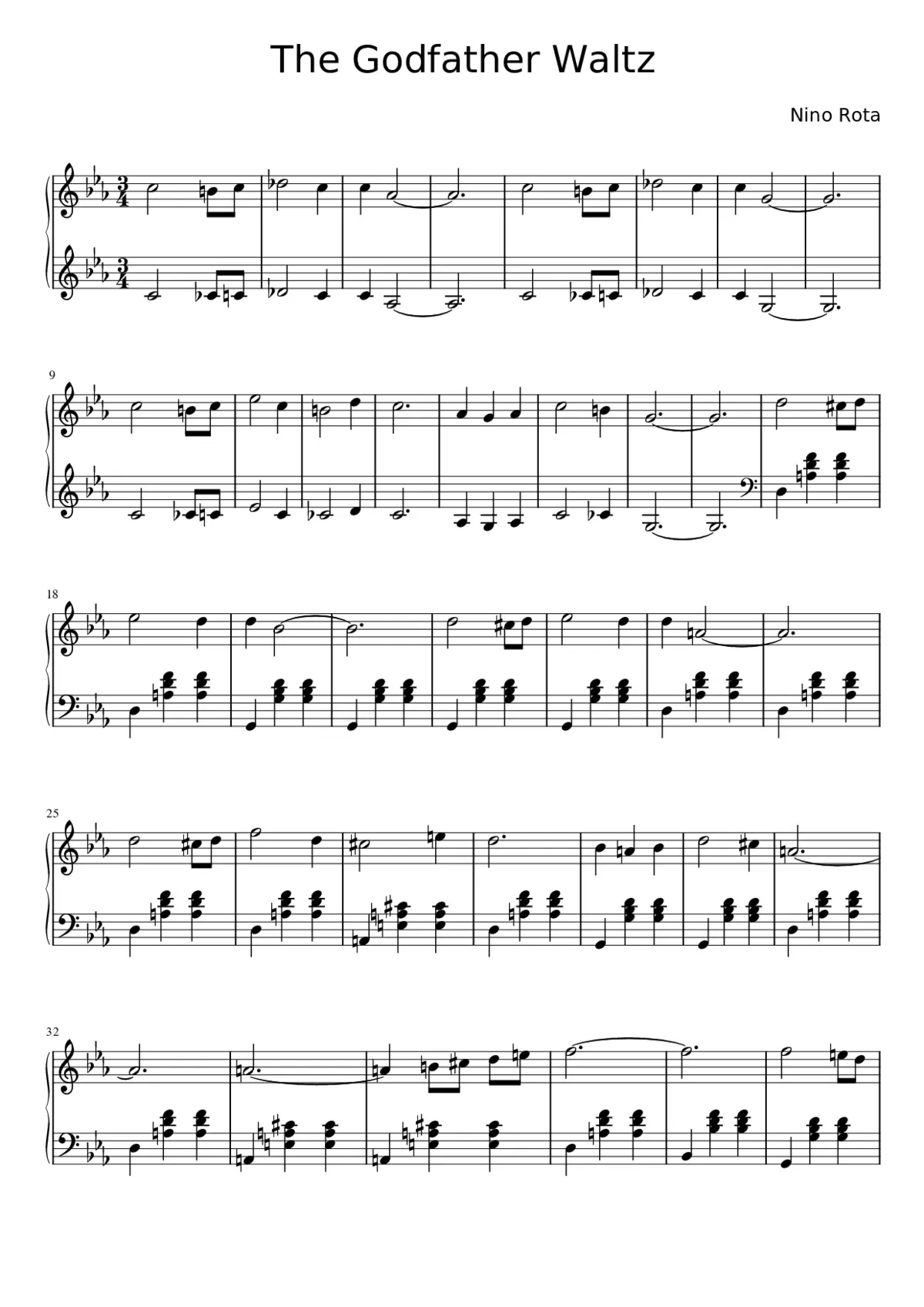 The Godfather Waltz - Page 1