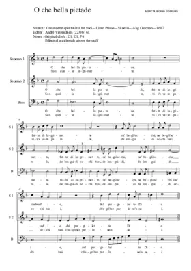 O che bella pietade
