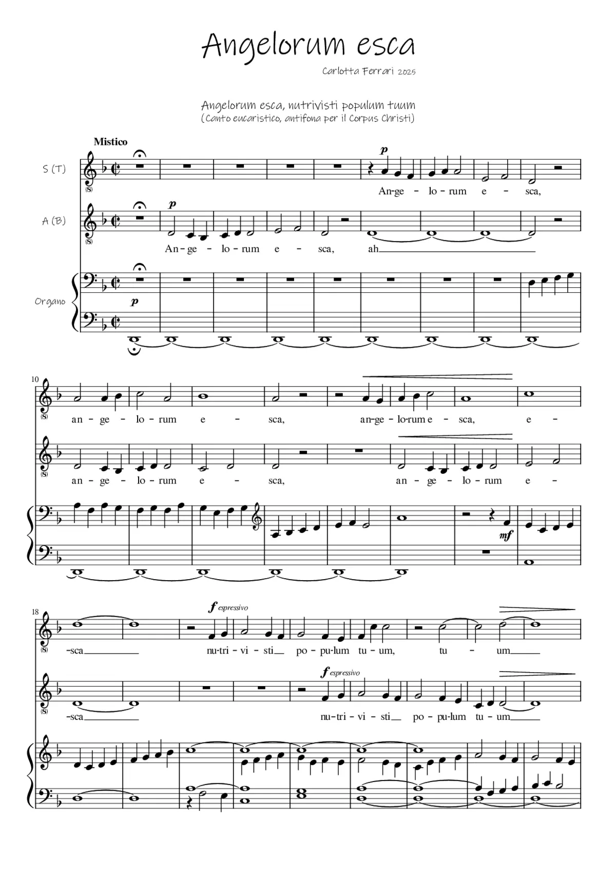 Angelorum esca - Page 1