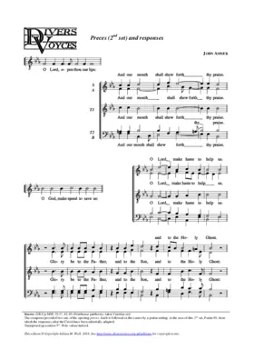 Preces (2nd set) and responses