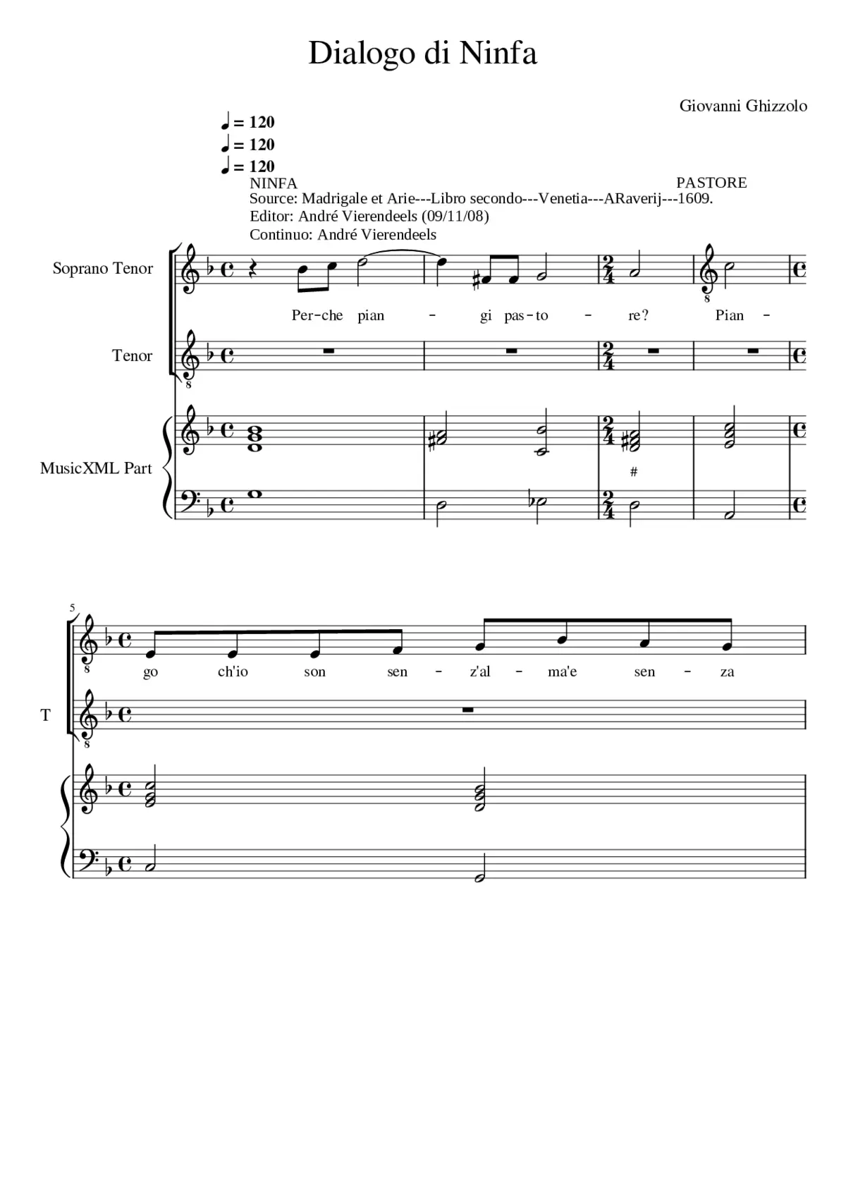 Dialogo di ninfa - Page 1