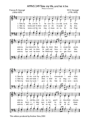 Take my life, and let it be