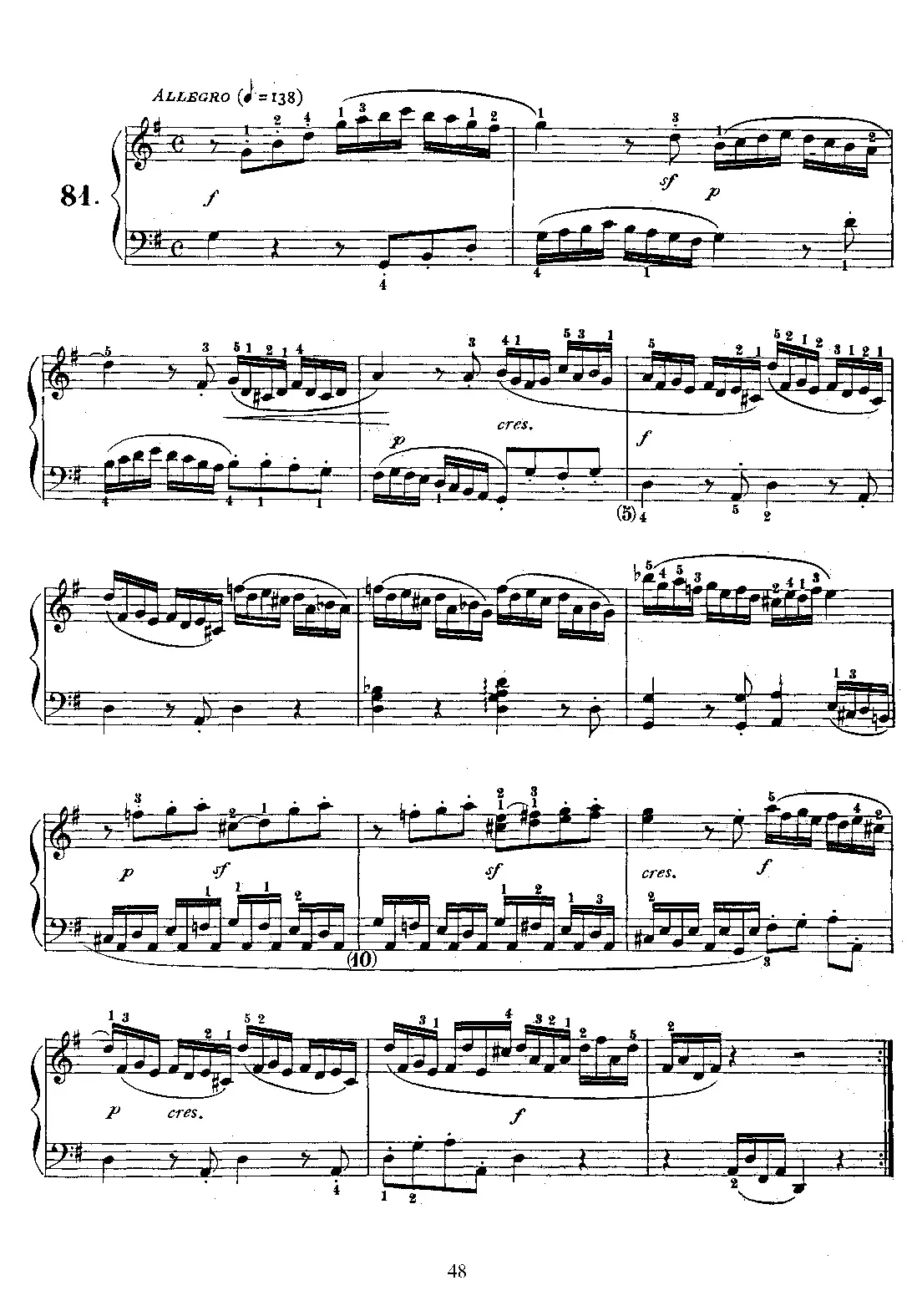 Keyboard Sonata in G major - Page 1