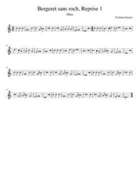 Bergeret sans roch Reprise 1