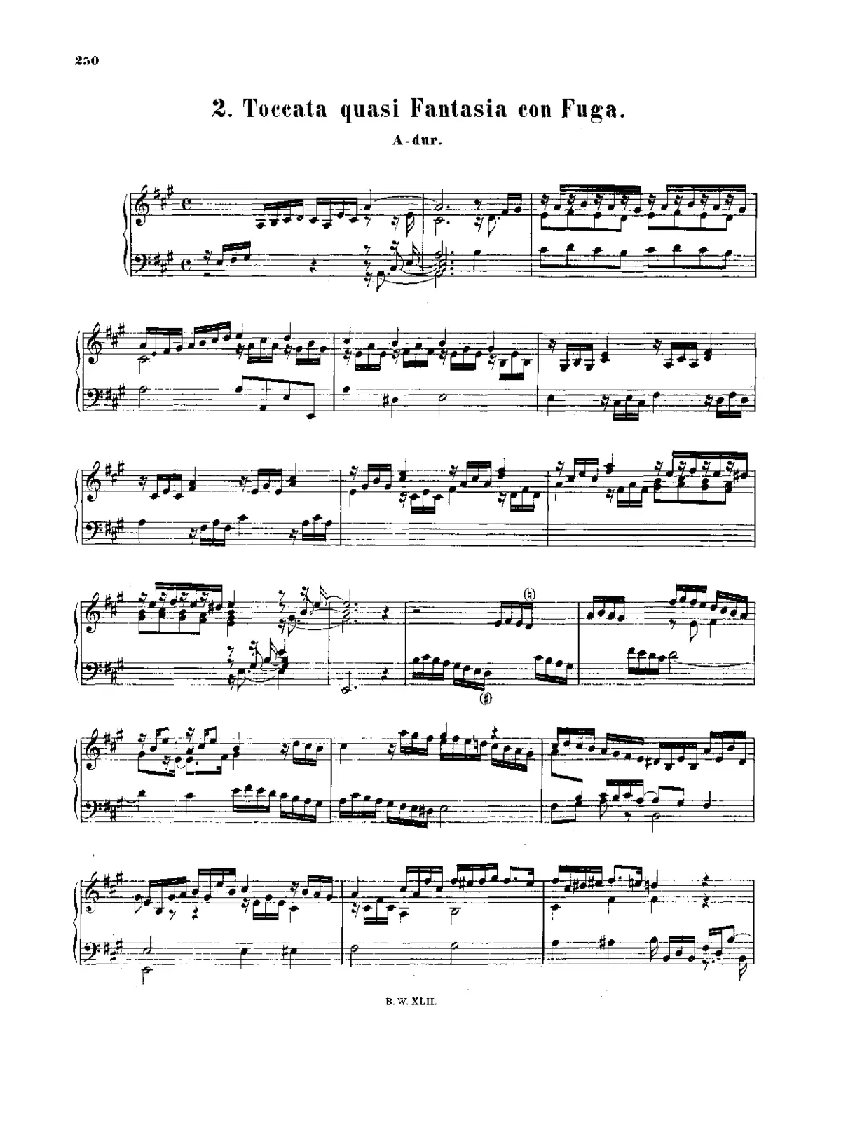 Toccata quasi Fantasia con Fuga - Page 1