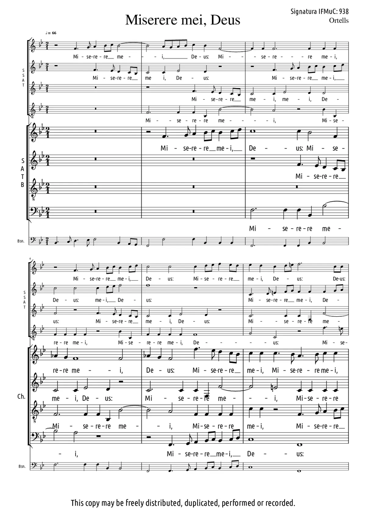 Miserere mei, Deus - Page 1