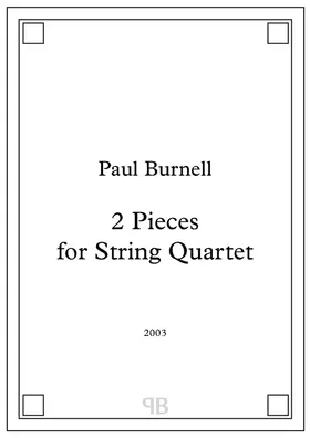 2 Pieces for String Quartet
