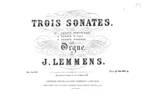 Trois sonates pour orgue