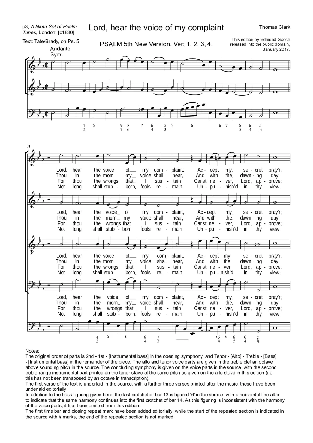 Lord, hear the voice of my complaint - Page 1