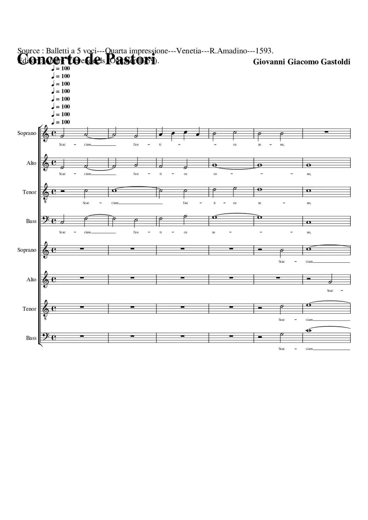 Concerto de pastori - Page 1