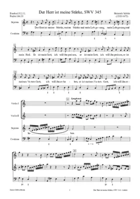 Der Herr ist meine Stärke, SWV 345
