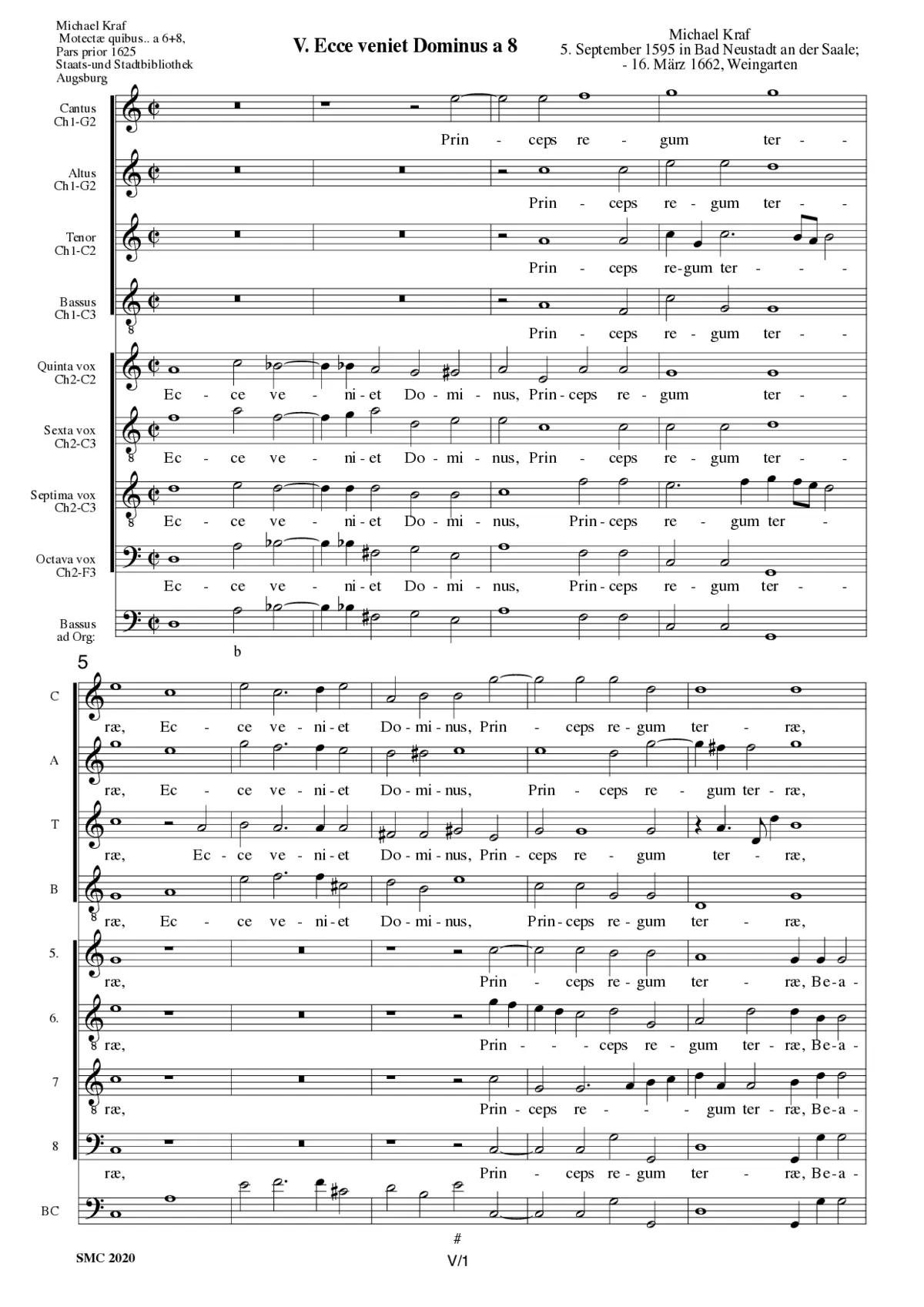 Ecce veniet Dominus - Page 1