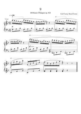 160 Kurze Übungen Op.821