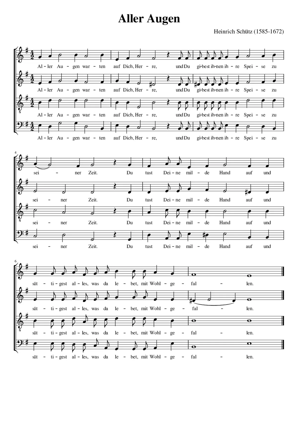 Aller Augen warten auf dich Herre - Page 1