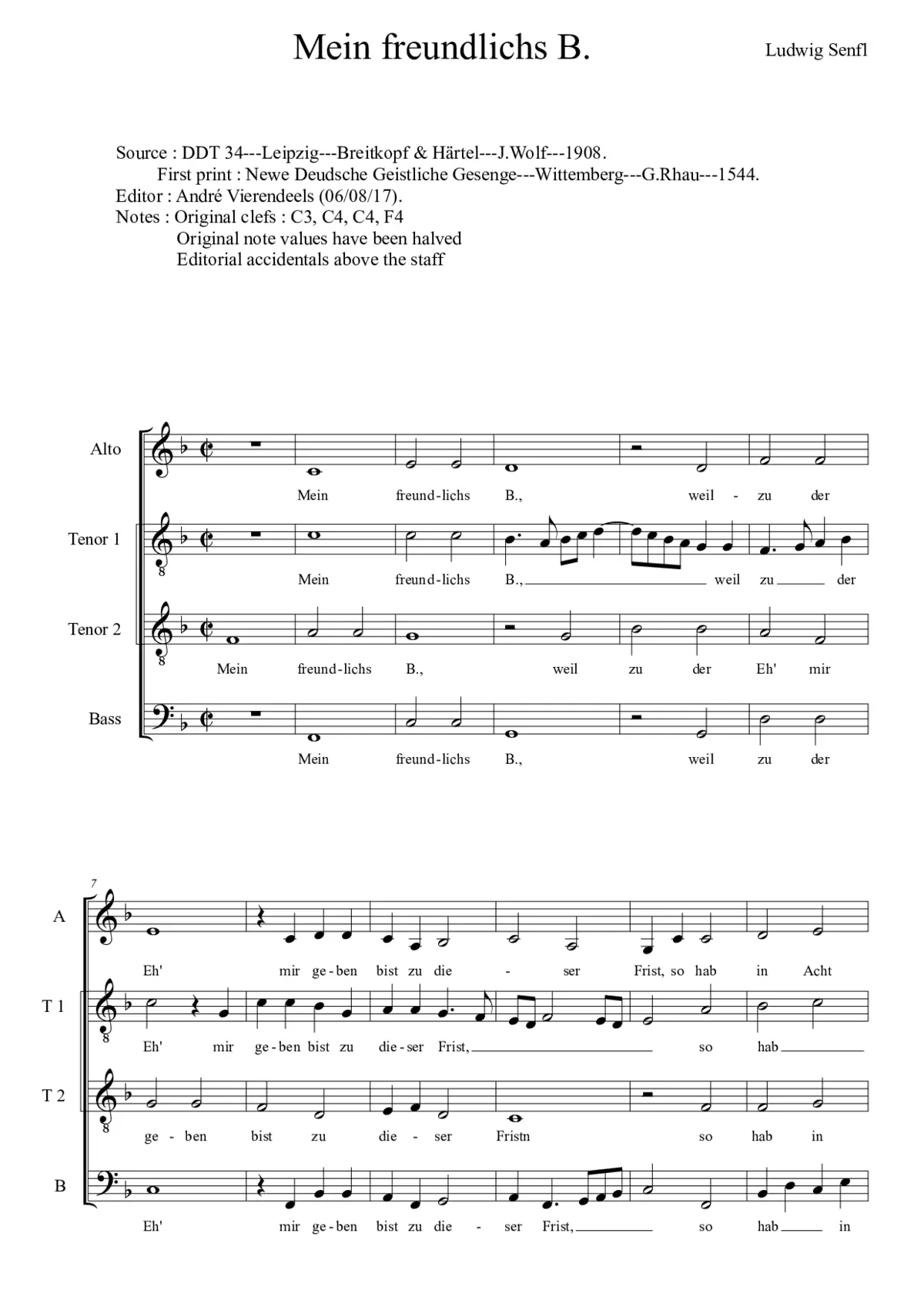 Mein freundlichs B. - Page 1