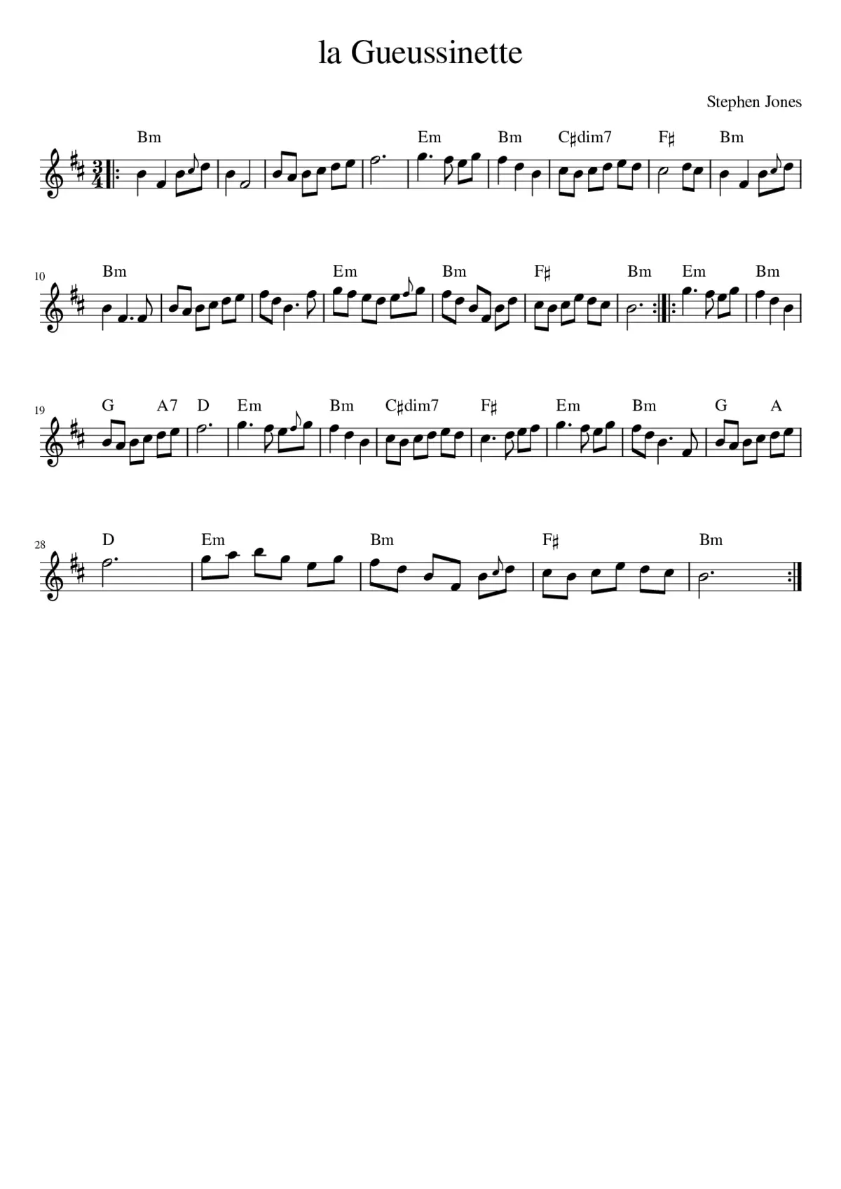 la Gueussinette - Page 1