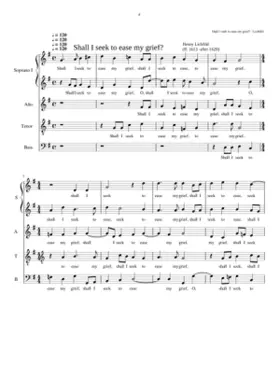 Shall I seek to ease my grief?