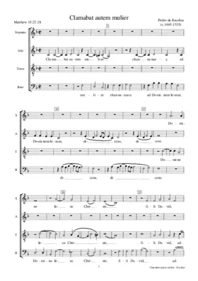 Clamabat autem mulier channanea