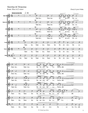 Mass in E minor: Sanctus and Hosanna