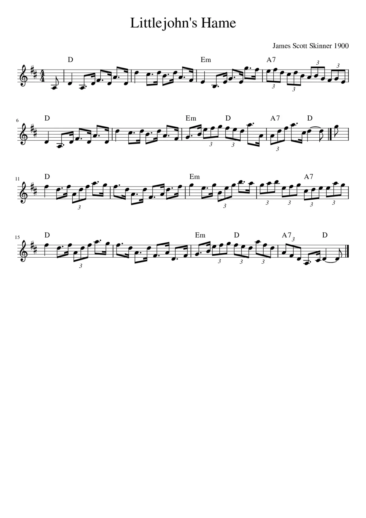 Littlejohn's Hame - Page 1