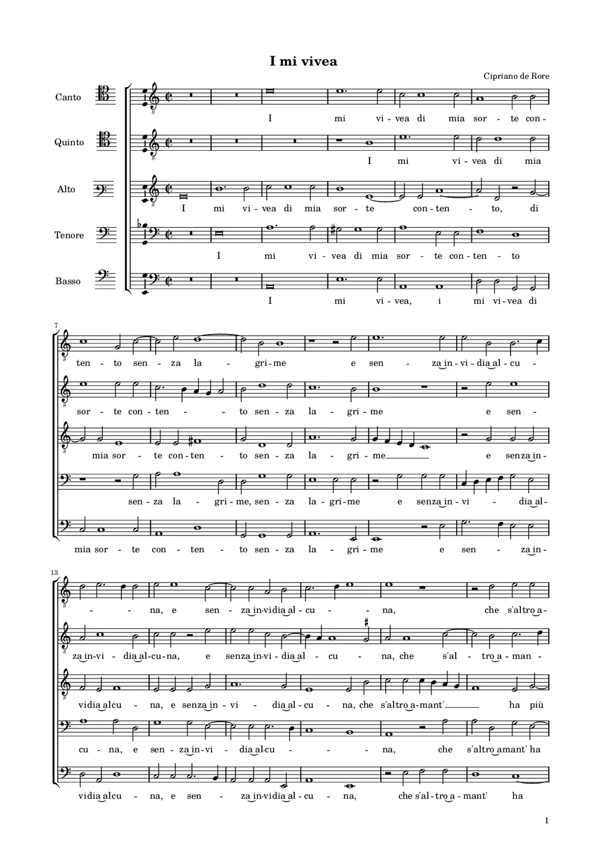 I mi vivea - Page 1
