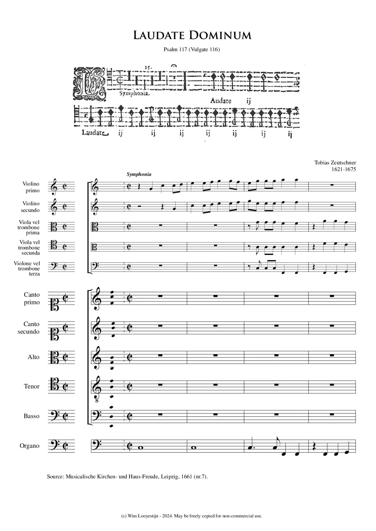 Laudate Dominum ps 117 - Page 1